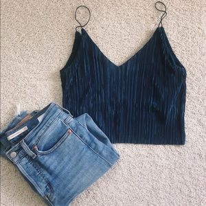 Urban Outfitters Ribbed Flow Top